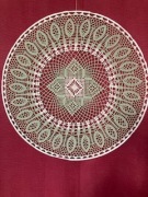 Łapacz snów mandala 60cm szydełko rękodzieło