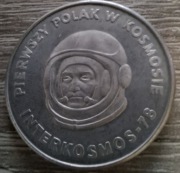 Pierwszy Polak w Kosmosie Hermaszewski 1978 Interkosmos 20 złotych PRL