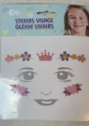 Ozdobne naklejki- tatuaże na twarz dla dzieci 