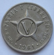 Kuba 5 centavos 1961