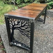 PANCERNA ŁAWKA INDUSTRIALNA "TITAN" – STAL I DREWNO 