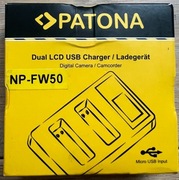 Ładowarka do akumulatorów PATONA Dual LCD USB do Sony NP-FW50