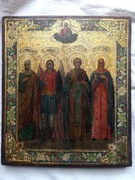 Stara ikona Wybrani Święty. (susalka)