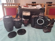 Aparat NIKON F90X + obiektywy