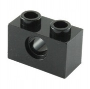 Lego Klocek 1x2 z otw 1szt Czarny 3700 370026 U