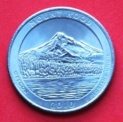 25 Centów 2010 D    r -     USA  Mount Hood       stan !!