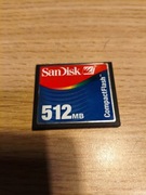 Karta pamięci Compact Flash SanDisk 512MB