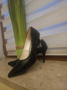 Buty szpilki czarne połysk roz. 38 POLSKA