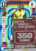 PANINI FIFA WORLD CUP 2026 LIMITED EDITION XXL VINICIUS JUNIOR BRAZYLIA