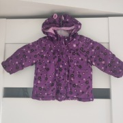 Name IT ciepła kurtka płaszczyk fioletowa 68 dla dziewczynki