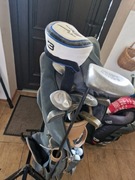 Kije do golfa zestaw z wozkiem