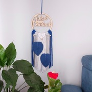 Makrama na kole z imieniem łapacz snów imienna