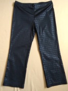 Spodnie Czarne z WZOREM BŁYSZCZĄCYM