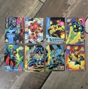 Unikatowy zestaw kart z lat 90, MARVEL UNIVERSE SUPER HEROES 8 sztuk