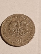Moneta 20 zł Nowotko 1974 r mały orzeł
