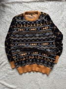 Sweter męski M bez marki – wzór nordycki, jesień/zima