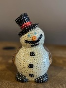 Bałwanek z cekinów