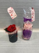 Mini Flower Box róża stabilizowana/wieczna / walentynki