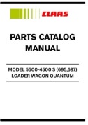 Katalog części CLAAS QUANTUM 5500-4500 S 