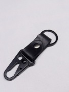 Brelok do kluczy Skóra Naturalna + Karabińczyk HK