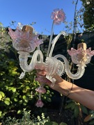 Oryginalny kinkiet ze szkła Murano