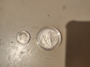 2 złote 1933 i 5 złotych 1974