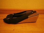 Czarne espadryle rozmiar: 37