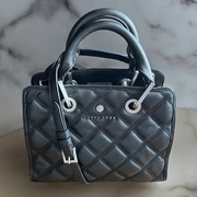 Torebka Skórzana skóra naturalna Guess luxe pikowana 25/19/10cm super stan