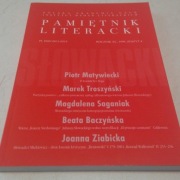 Pamiętnik Literacki 4 / 1999