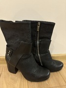 Kozaki damskie skórzane 