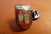 Łaziska Pow. Opole Lubelskie Herb pin przypinka