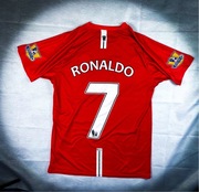 (XL) Cristiano Ronaldo #7 Man United 2007/08 Czerwona Domowa Koszulka