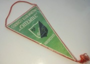 Proporczyk GKS Chełmiec Wałbrzych Herb Polska Flaga