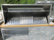 OKAP GASTRONOMICZNY TRAPEZOWY Z FILTRAMI 160/70/40