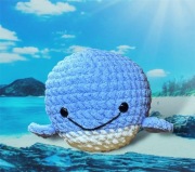 Zabawka szydełkowa „Wieloryb”