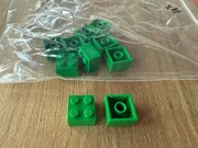 LEGO 3003 zielony 2x2 10szt.