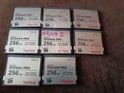SanDisk extreme pro 256gb x 8 cfast 2.0 uszkodzone