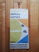 mapa krajoznawczo samochodowa Gdańskie, Słupskie