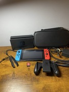 Nintendo switch v2 2021 z grą Mario