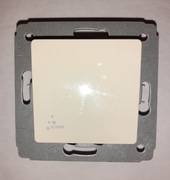 Łącznik pojedynczy IP44  LEGRAND CARIVA kremowy - nowy