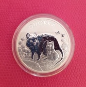 1 Dolar Australian Quokka uncja srebra 9999 z 2021 roku.