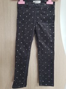Spodnie sztruksowe w gwiazdki H&M 92/98