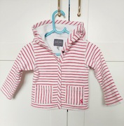 Bluza  w biało  czerwone paski Joules roz. 80