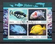 Liberia 2021 rok - ryby arkusik