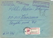 Pabianice - Koperty listów pol.1967-75