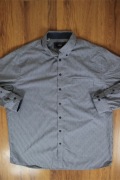 Koszula Waldbusch r. 45/46 męska w paski szara comfort fit długi rękaw 