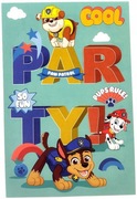 Zaproszenia urodzinowe z kopertami Psi Patrol Cool