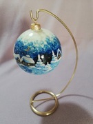 KOMOZJA - Bombka   "  Pejzaż zimowy "