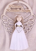 Pamiątka Podziękowanie Pierwszej Komunii Świętej Anioł Stróż na Obręczy