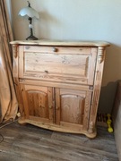 Sekretarzyk, szafka narożna, szafka RTV - osobno - drewno sosnowe